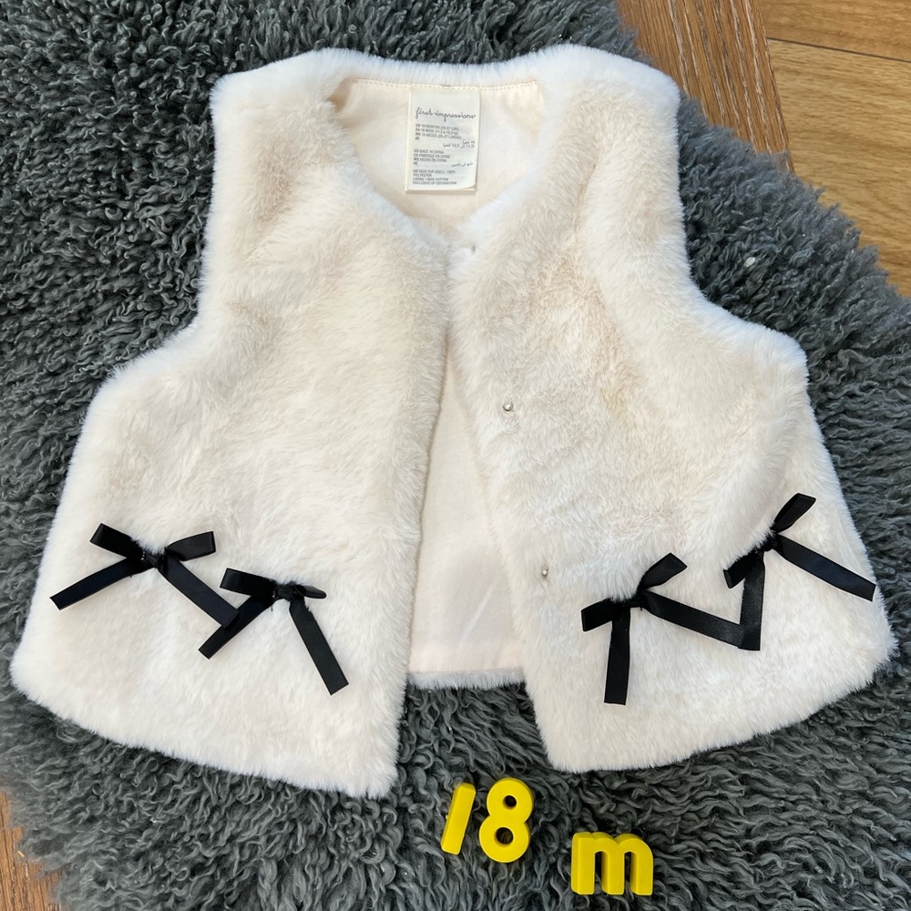Faux Fur Baby Vest